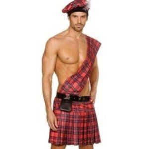 Hot Scottie Scottish Kilt Halloween Costume